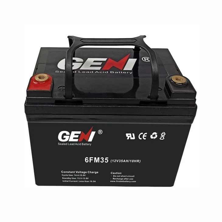 Bateri Asid Plumbum Bermeterai 12V 35AH Bersedia